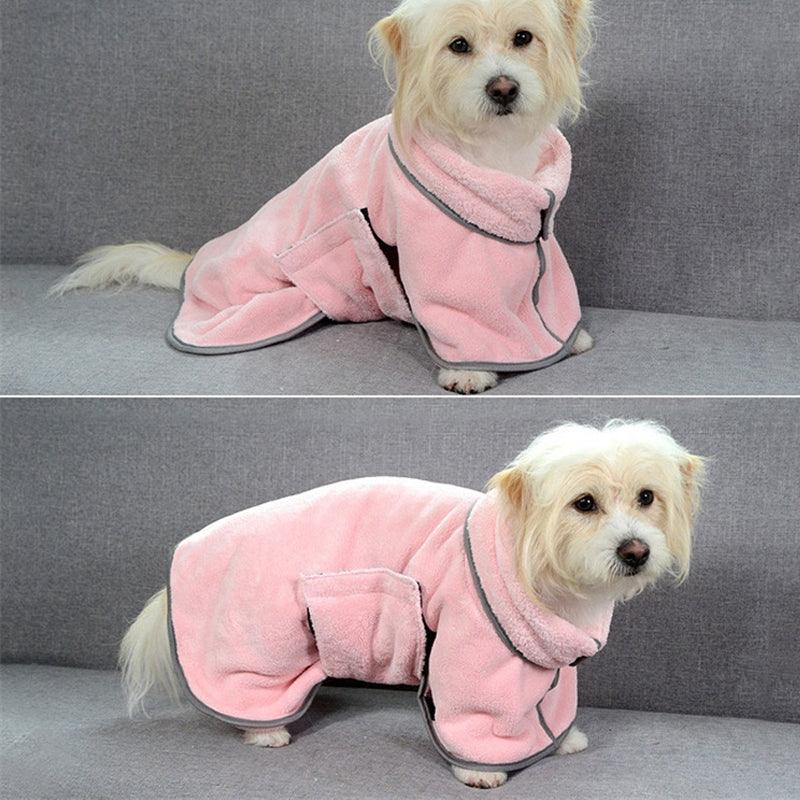 Microfibre Quick-Dry Pet Bath Towel for Dogs & Cats