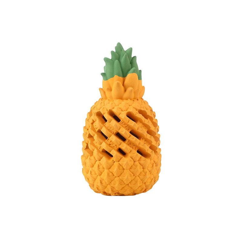 Fruit-Shaped Squeaky Dog Chew Toy