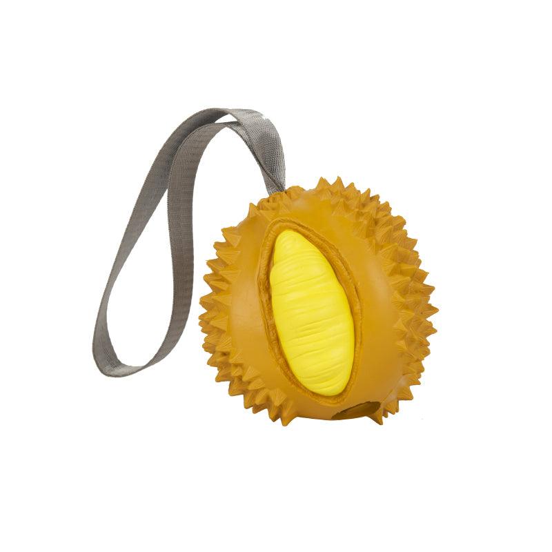 Fruit-Shaped Squeaky Dog Chew Toy