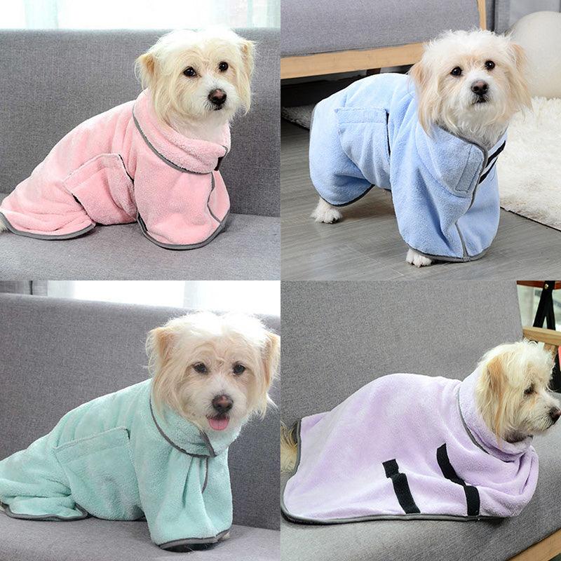 Microfibre Quick-Dry Pet Bath Towel for Dogs & Cats