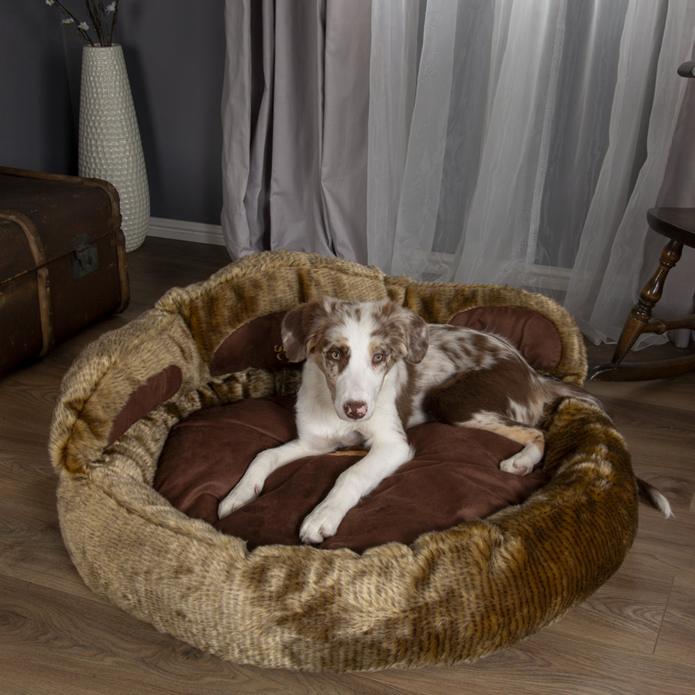 Cub Bear Dog Bed (in Beige or Brown) by Scruffs