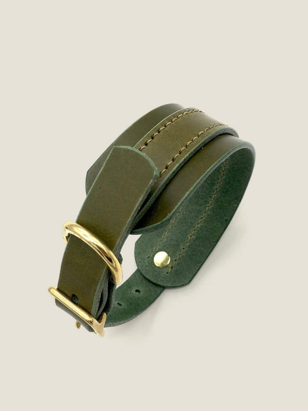 The “Artisan 002” Leather Sighthound Dog Collar – by Seldom Found