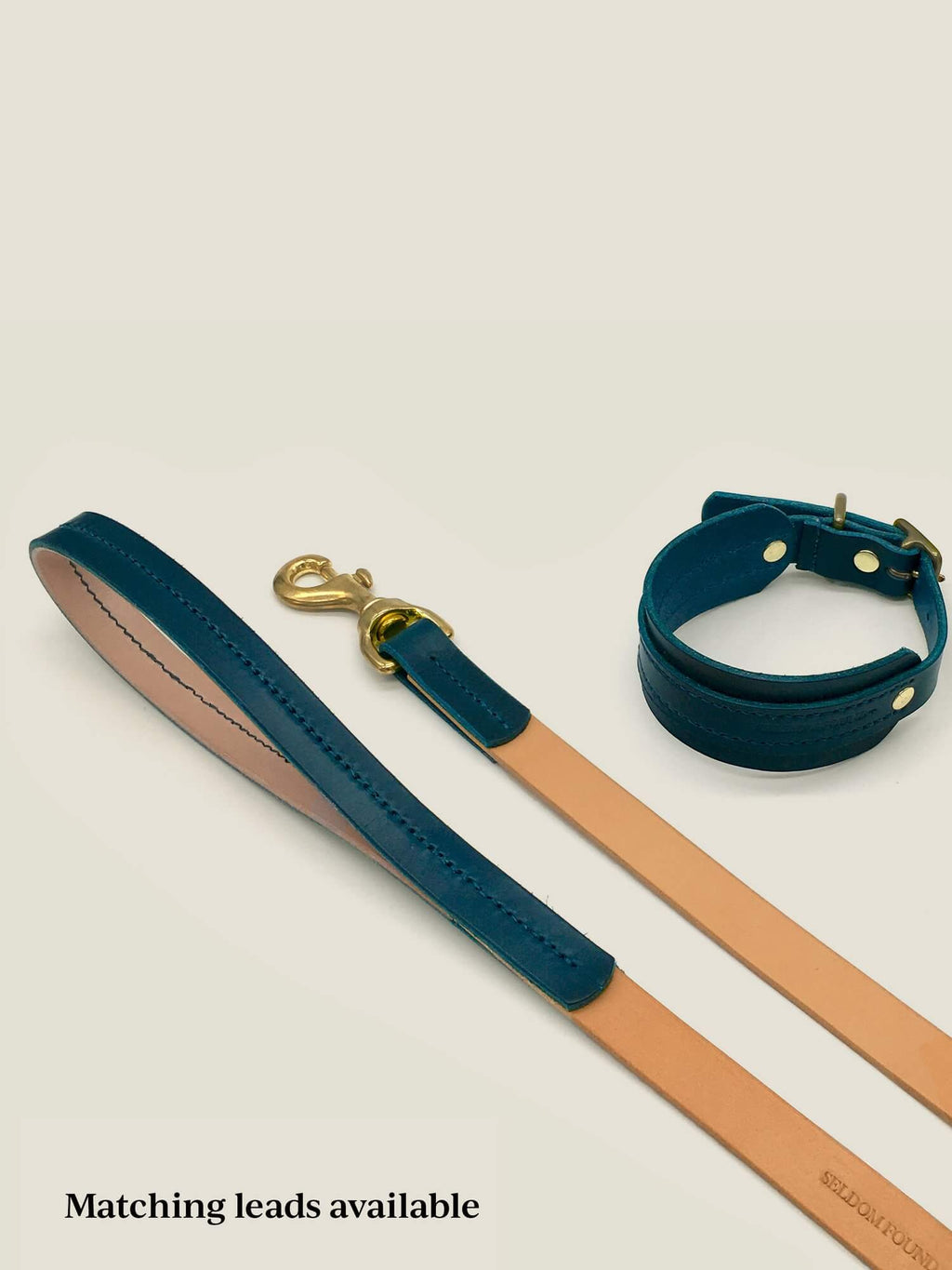 The “Artisan 002” Leather Sighthound Dog Collar – by Seldom Found