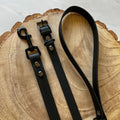 Waterproof Dog Collar + Dog Lead Bundle (Black) – by Furry Tails