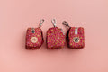 Ditsy Floral Pink Poo Bag Holder